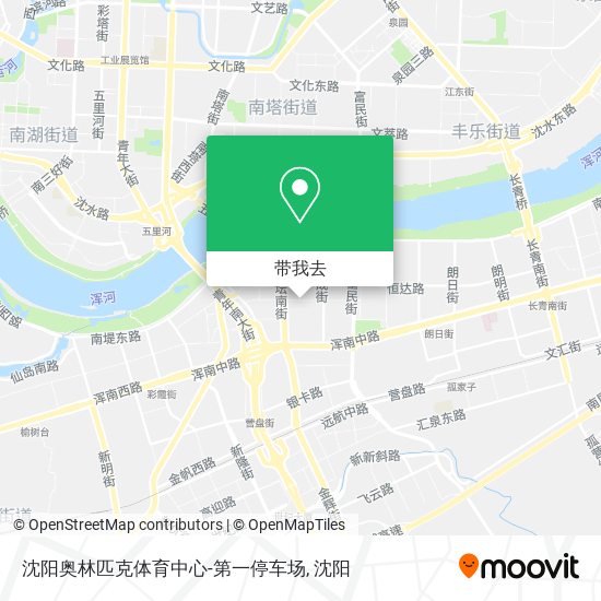 沈阳奥林匹克体育中心-第一停车场地图