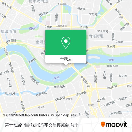 第十七届中国(沈阳)汽车交易博览会地图