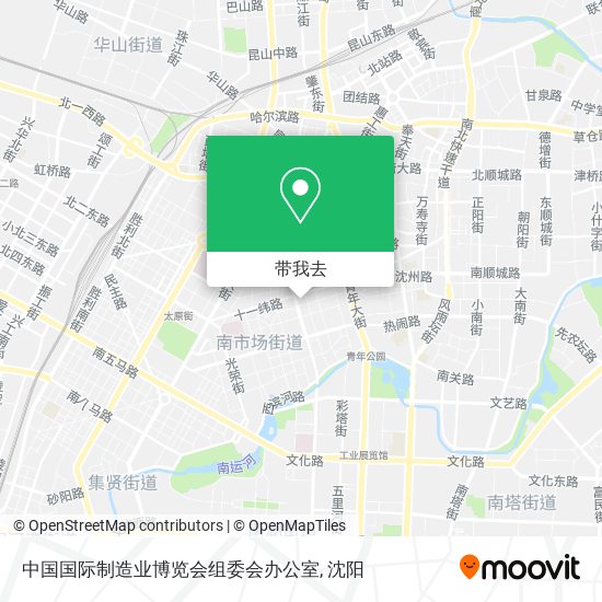 中国国际制造业博览会组委会办公室地图