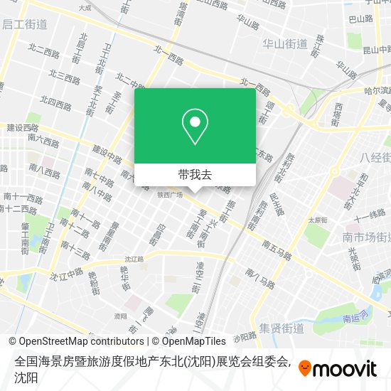 全国海景房暨旅游度假地产东北(沈阳)展览会组委会地图