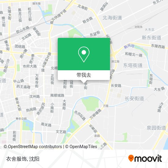 衣舍服饰地图