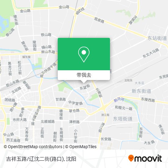 吉祥五路/辽沈二街(路口)地图