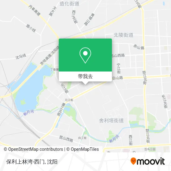 保利上林湾-西门地图