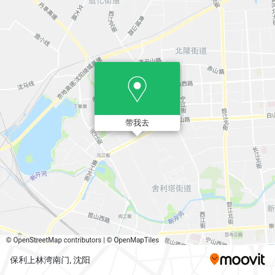 保利上林湾南门地图