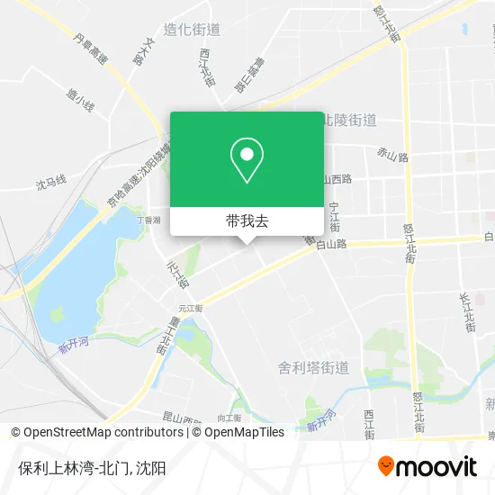 保利上林湾-北门地图