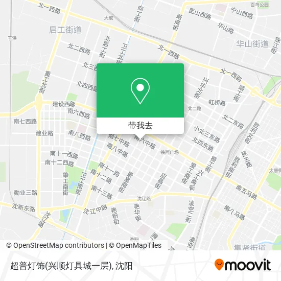 超普灯饰(兴顺灯具城一层)地图