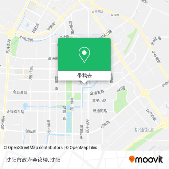 沈阳市政府会议楼地图