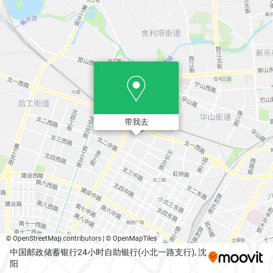 中国邮政储蓄银行24小时自助银行(小北一路支行)地图