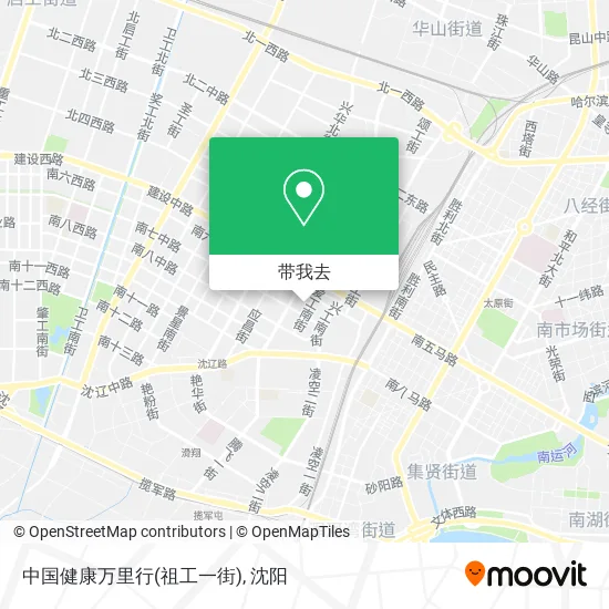 中国健康万里行(祖工一街)地图