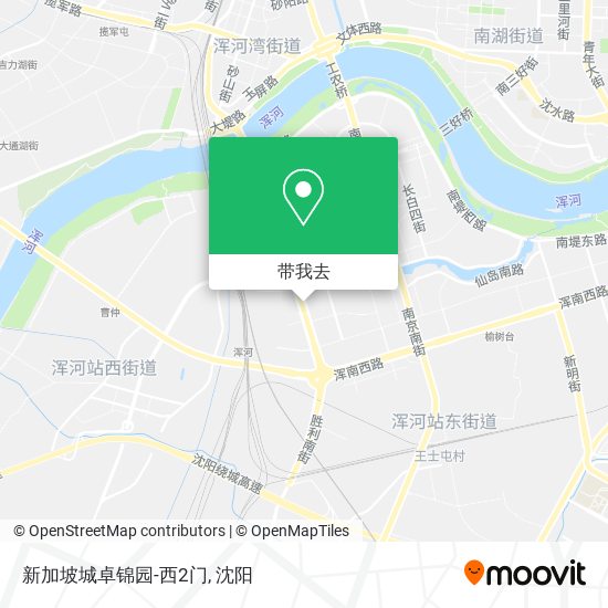 新加坡城卓锦园-西2门地图