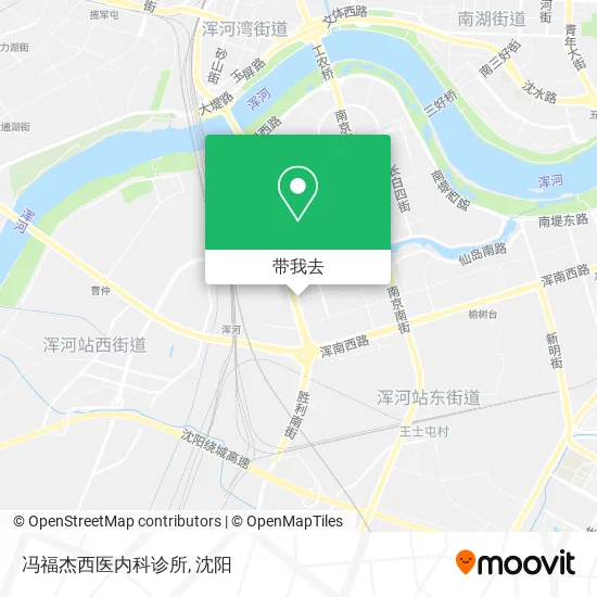 冯福杰西医内科诊所地图
