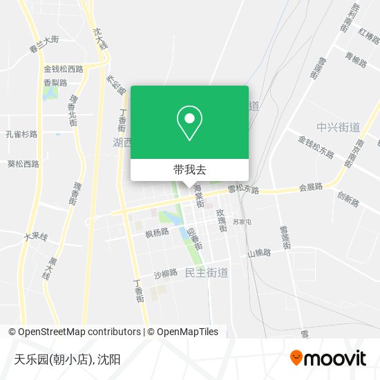 天乐园(朝小店)地图