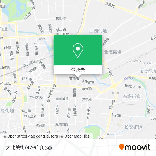 大北关街(42-9门)地图