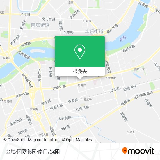 金地·国际花园-南门地图