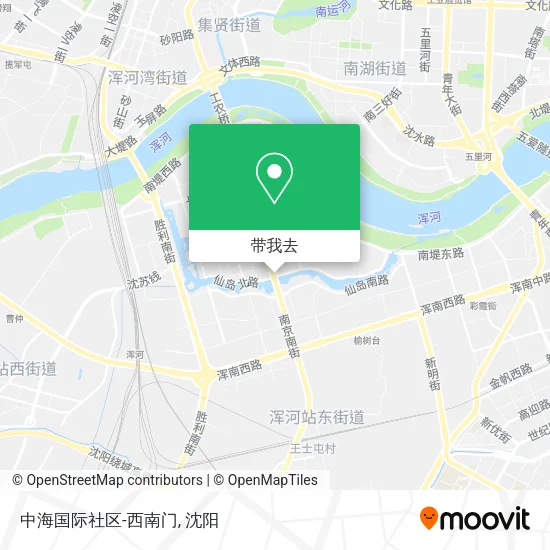 中海国际社区-西南门地图