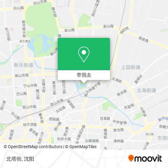 北塔街地图
