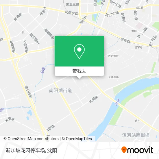 新加坡花园停车场地图