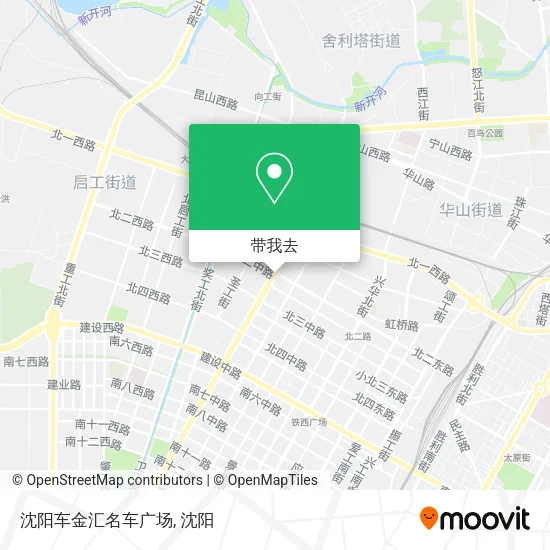 沈阳车金汇名车广场地图