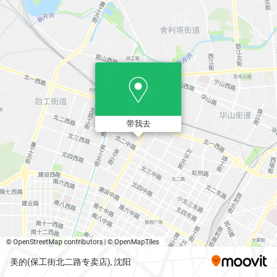 美的(保工街北二路专卖店)地图