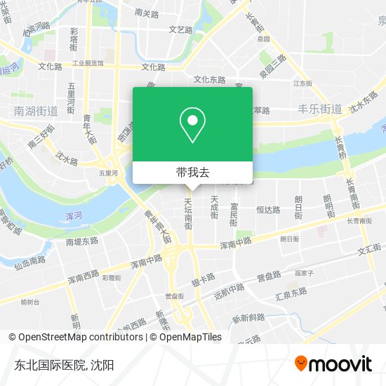东北国际医院地图