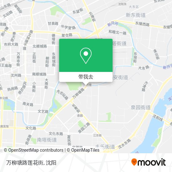 万柳塘路莲花街地图