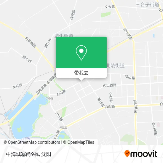 中海城塞尚9栋地图