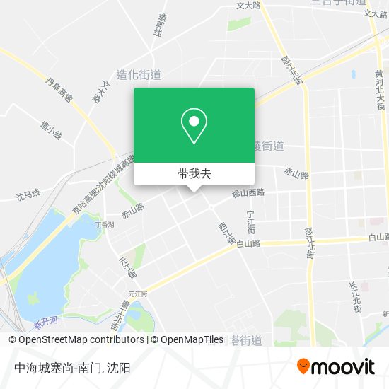 中海城塞尚-南门地图