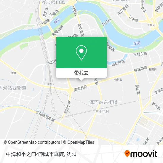 中海和平之门4期城市庭院地图