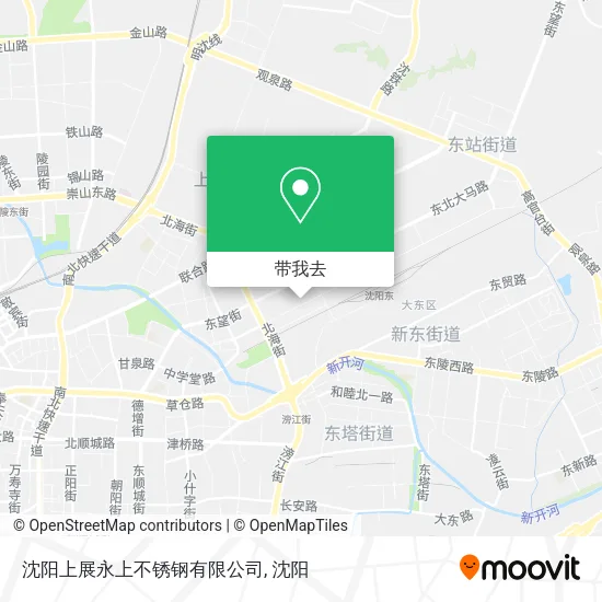 沈阳上展永上不锈钢有限公司地图