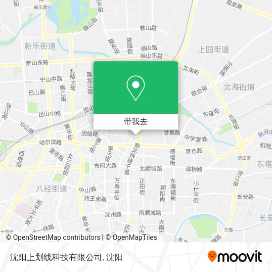沈阳上划线科技有限公司地图