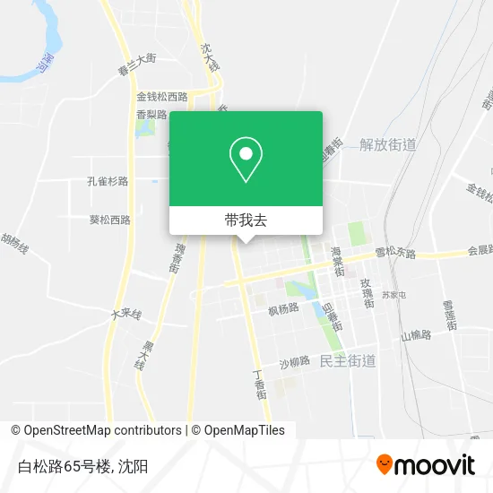 白松路65号楼地图