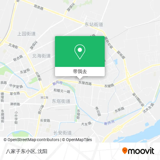 八家子东小区地图
