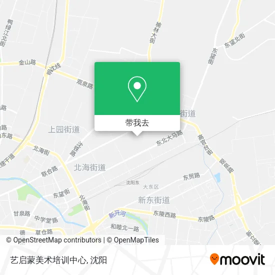 艺启蒙美术培训中心地图