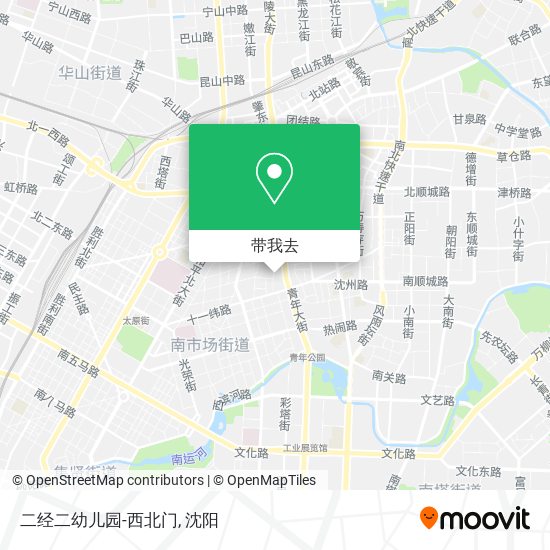 二经二幼儿园-西北门地图