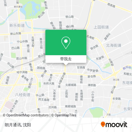 朗月通讯地图