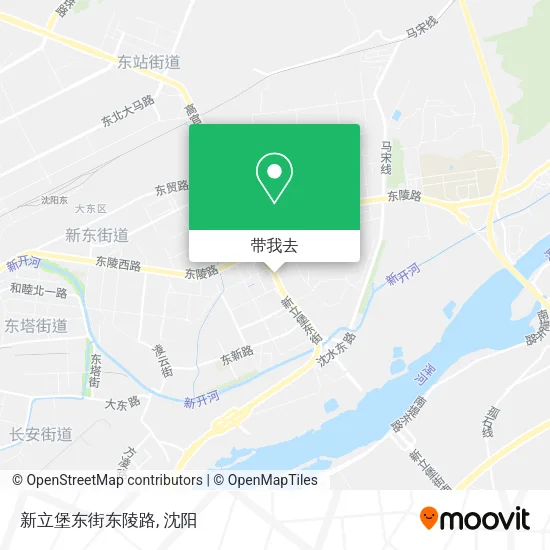 新立堡东街东陵路地图