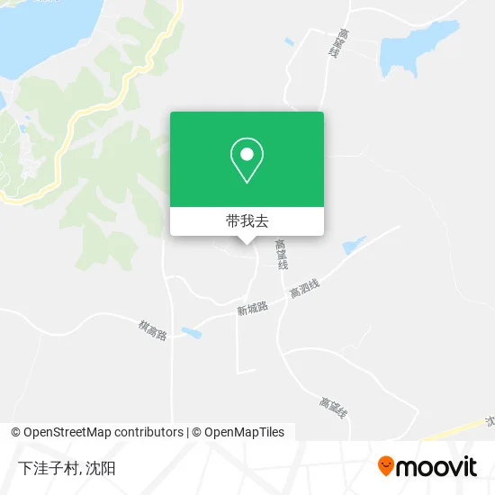 下洼子村地图