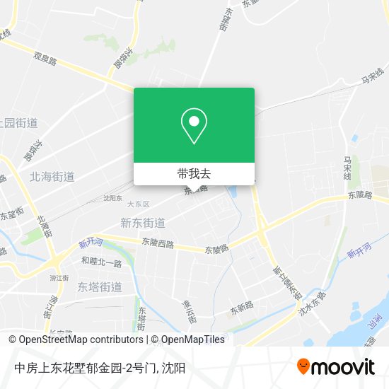 中房上东花墅郁金园-2号门地图