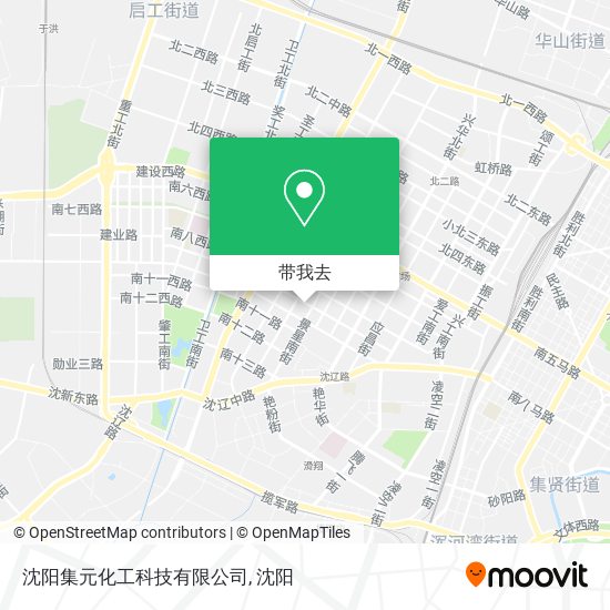 沈阳集元化工科技有限公司地图