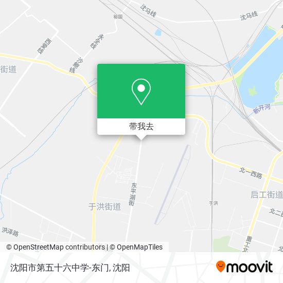 沈阳市第五十六中学-东门地图