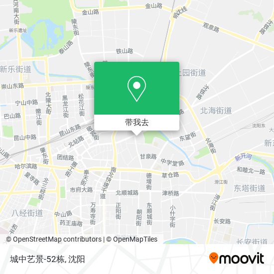 城中艺景-52栋地图