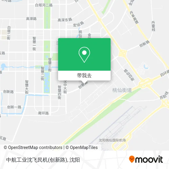 中航工业沈飞民机(创新路)地图