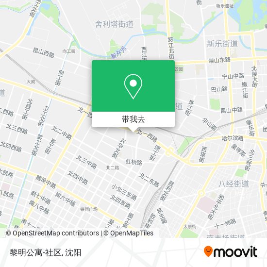 黎明公寓-社区地图