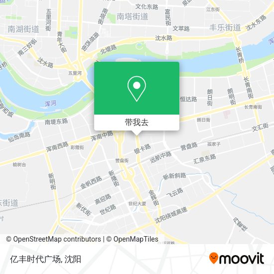 亿丰时代广场地图