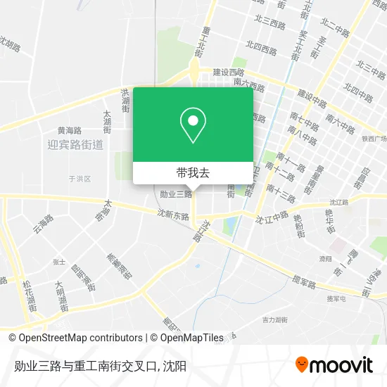 勋业三路与重工南街交叉口地图