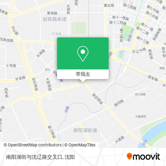 南阳湖街与沈辽路交叉口地图