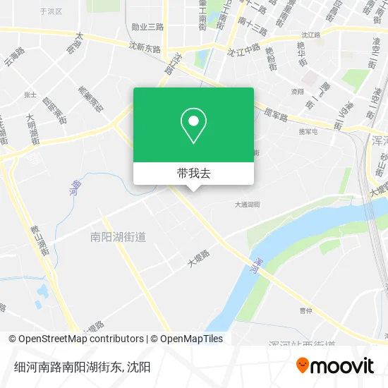 细河南路南阳湖街东地图