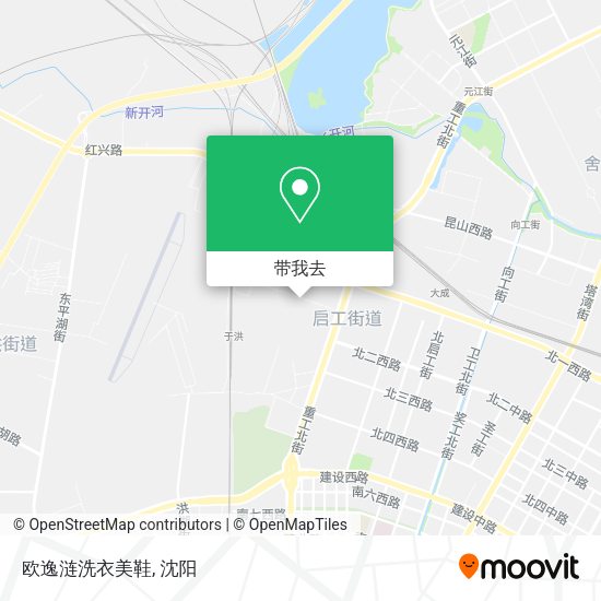欧逸涟洗衣美鞋地图