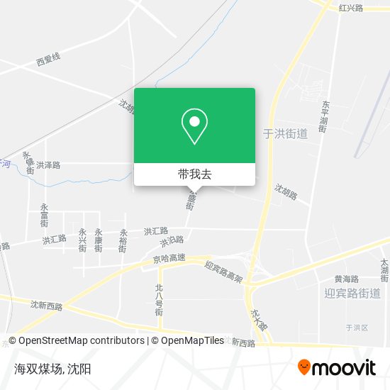 海双煤场地图