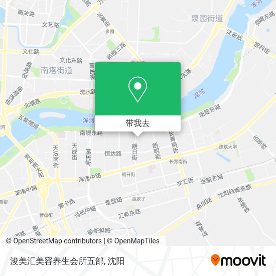 浚美汇美容养生会所五部地图